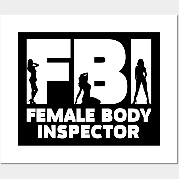 Female Body Inspector Wall Art by Riel